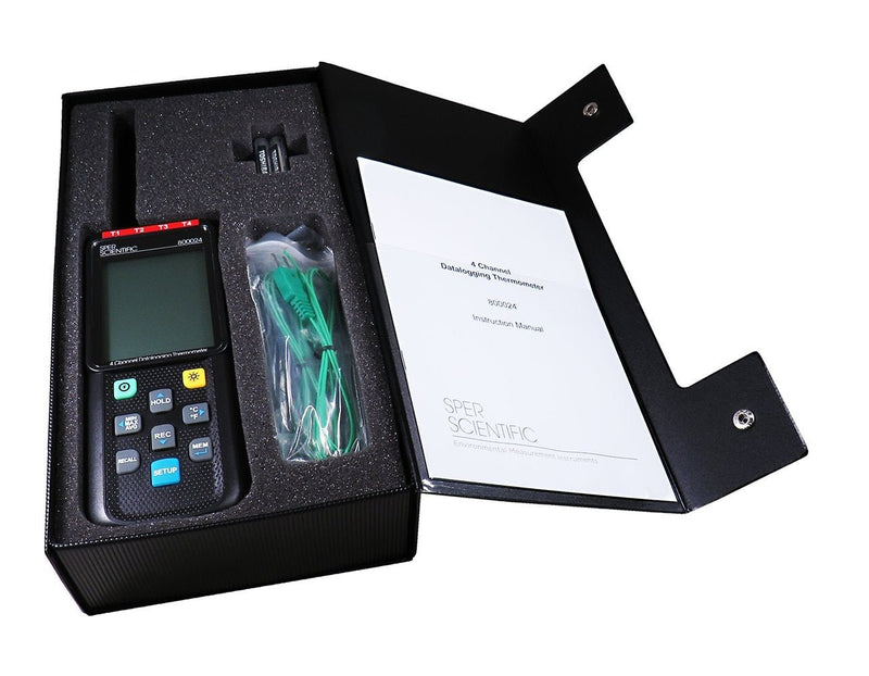 4-Channel Datalogging Thermometer